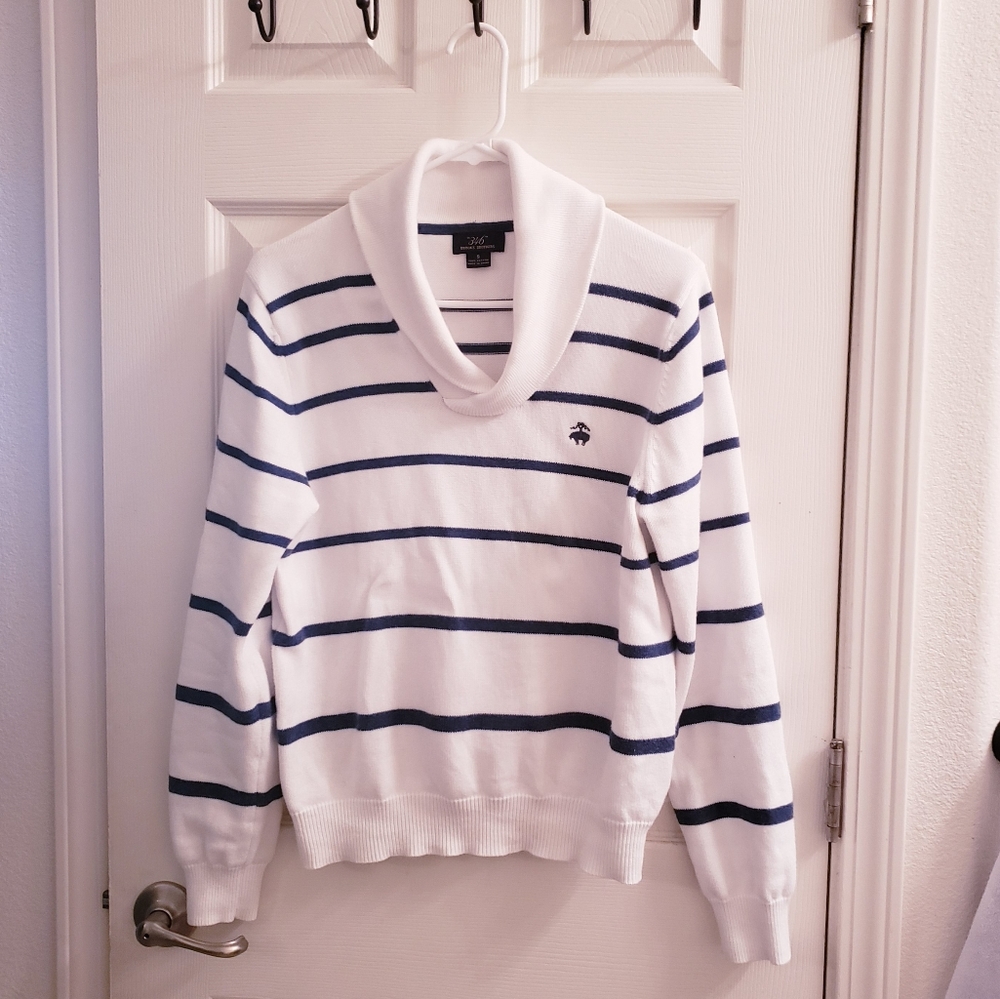 Brooks Brothers Men's Striped Sweater Small